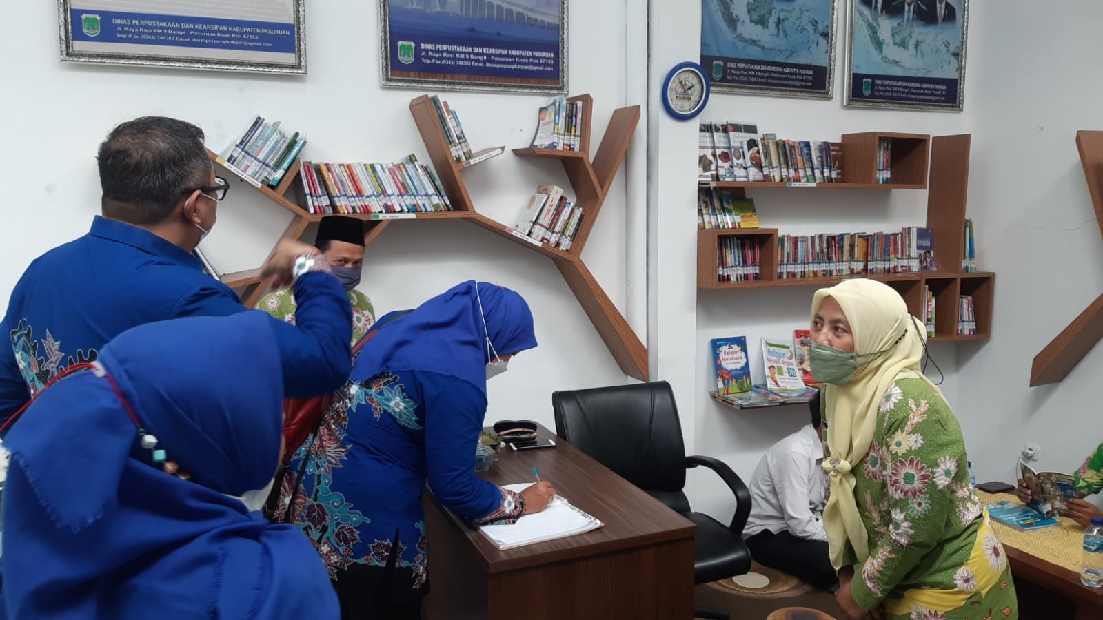 Kunjungan dari Dinas Perijinan Kabupaten Probolinggo ke GMPP (Graha Mall Pelayanan Publik) kabupaten Pasuruan.